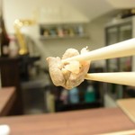 あなごと日本酒 なかむら - 肝ポン酢、これまたいけますなぁ～～