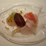 カワハギのカルパッチョ