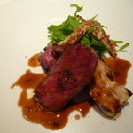 クッチーナ イタリアーナ ガッルーラ - 鹿児島牛とハチノス、ポルチーニ