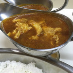 かれーの店 うどん  - 2016/12/2-にんにくぽーく / カレー大盛り