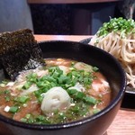 豚骨ラーメン　すず木 - 豚骨魚介つけ麺（大盛）