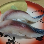 魚々楽寿し - 自家製〆さば400円