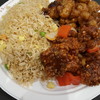Panda Express - 料理写真:フライドライス＋オレンジチキン＋なんとかビーフ
