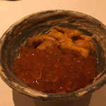 鮓 きずな - 201612再訪  兵庫継山せこがに 函館馬糞雲丹、北海道生イクラ