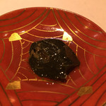 鮓 きずな - 201612再訪  鮑肝スモークのオイル漬け