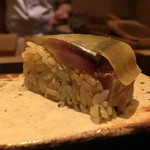 鮓 きずな - 201612再訪  千葉銚子の鯖棒寿司