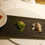 Vv.lab - 2016/10/23  トマト、万願寺唐辛子、サンマのマリネ、アオリイカ