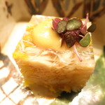 來経 - ズワイ蟹と山芋のジュレ寄せ