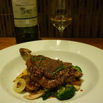 鉄板焼き Oribe - 鴨のコンフィ、白ボトル16.11