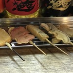 Kushikatsu Hana - チーズ、紅生姜、茄子、椎茸、串カツ