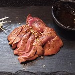 手打ちそば八轟 - 大山鶏の白レバー炙り