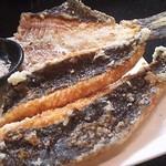 手打ちそば八轟 - かれい唐揚げ