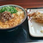 丸亀製麺 - かしわ天をプラス