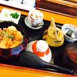 日本料理 黒潮 - 海鮮かき揚げ天まぶし  ９８０円税別