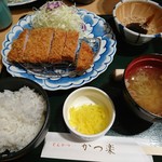 Tonkatsu Katsu Raku Yoko Hamaten - ロースカツ定食