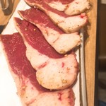 ホルモンとく - 脂付きハツ