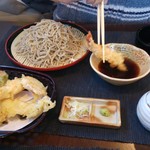 越前手打ちそば  そばーず2nd - 天ざるそば　大盛り