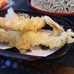 越前手打ちそば  そばーず2nd - 点そばの天ぷら　外サク具ふわ