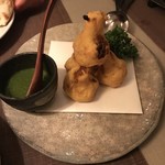 インド料理 想いの木 - 【2016年12月来訪時】カリフラワーをあげたもの