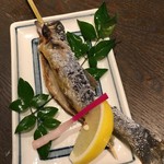 小川の魚 - ヤマメ塩焼き