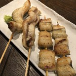 小川の魚 - 白焼き　くりから