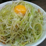 ラーメン二郎 - H28.12.9 小汁なしねぎ（なぜか今日のねぎ多すぎる！）そのまま