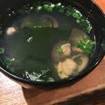 旬魚処 海蔵 - しじみ汁とともに♫