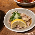 鐘鳥 - 鶏皮ポン酢♪