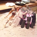 柳家 - マツタケじっくり焼きます。