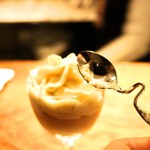 石の華 - スプーンが変わっています。