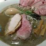 煮干し中華そば一燈 - 極濃煮干しらーめん+ローストポーク　１０００円