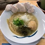 青波 - 鯛出汁塩ラーメン 味付玉子トッピング