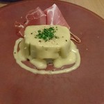 ル モンド グルマン - ポロネギと生ハムのヴィネグレット