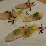 ル モンド グルマン - 瀬戸内産サワラのカルパッチョ