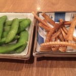 普通の食堂いわま - ◎付き出しはこの2つ
