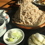 くいものや ラ・ネージュ - ざるそば大盛り 700円＋250円