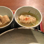 めしの助 - 小鉢の鱧_アップ