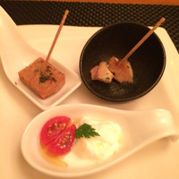 DINING 六区 - チョイスするアミューズ３種  