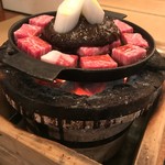 太田なわのれん - 炭火で鍋、時間が止まってます