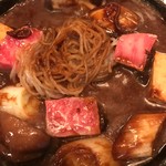 太田なわのれん - 「特上ぶつ切り牛鍋」