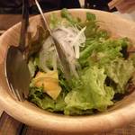 wine no Ruisuke - 梅香るグリーンサラダ。