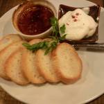 wine no Ruisuke - フォアグラとレバーのブリュレ。