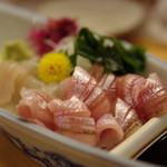 割烹 魚仙 - ハタハタとフナベタのお造り