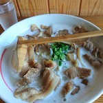 英吉亭 - 中華そば白 肉大 えびせん味