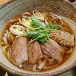 うどん山長 - 鴨南蛮うどん