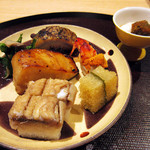 観山 - 自分で盛り付け(八寸)