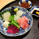 観山 - 自分で盛り付け(お造り)