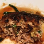 ひまわり - ハンバーグ断面