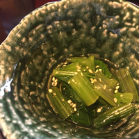 名駅なだ万茶寮 - 小松菜のおひたし