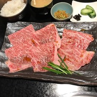 りゅう庵 - ロースA５の特選焼きしゃぶランチ